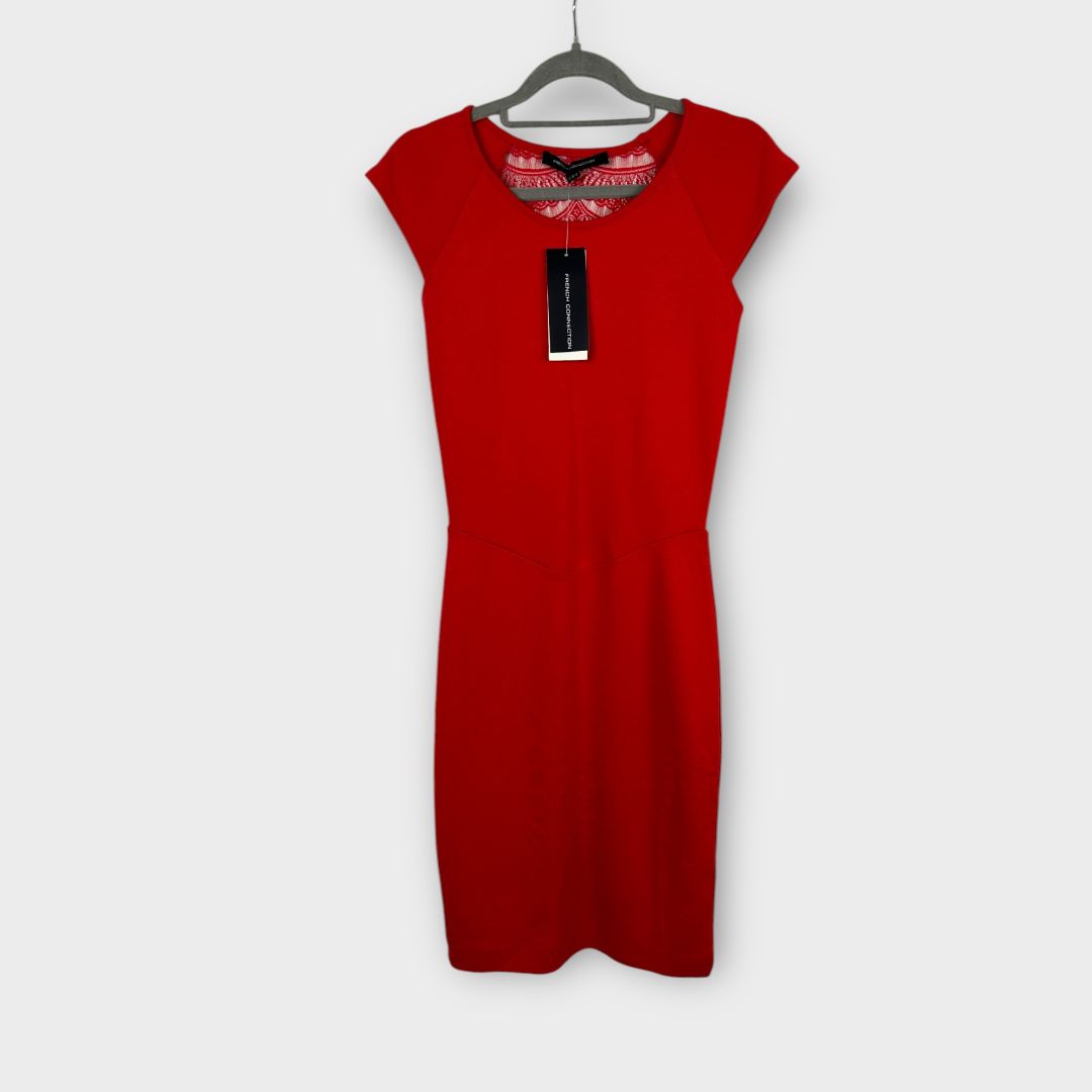 French Connection Dani Lace Jersey Dress - 8/10