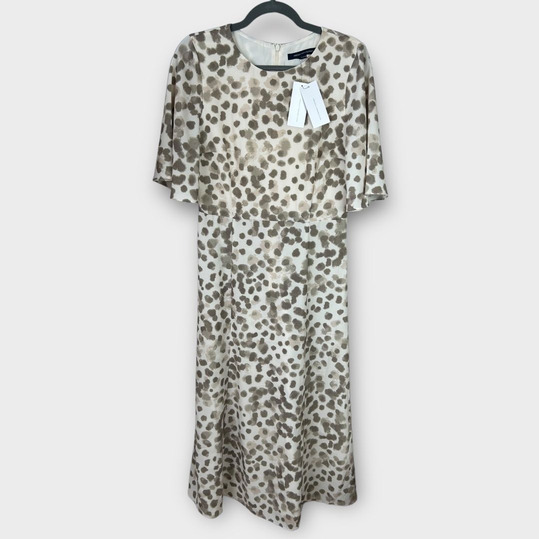 French Connection Eva Verona Crepe Midi Dress - 12