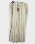 Gallery Linen Blend Pinstripe Trousers - 16