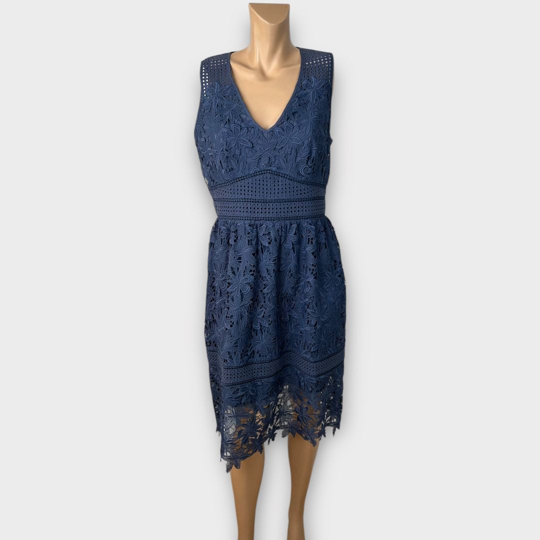 Gerard Darel Floral Lace Dress - 14