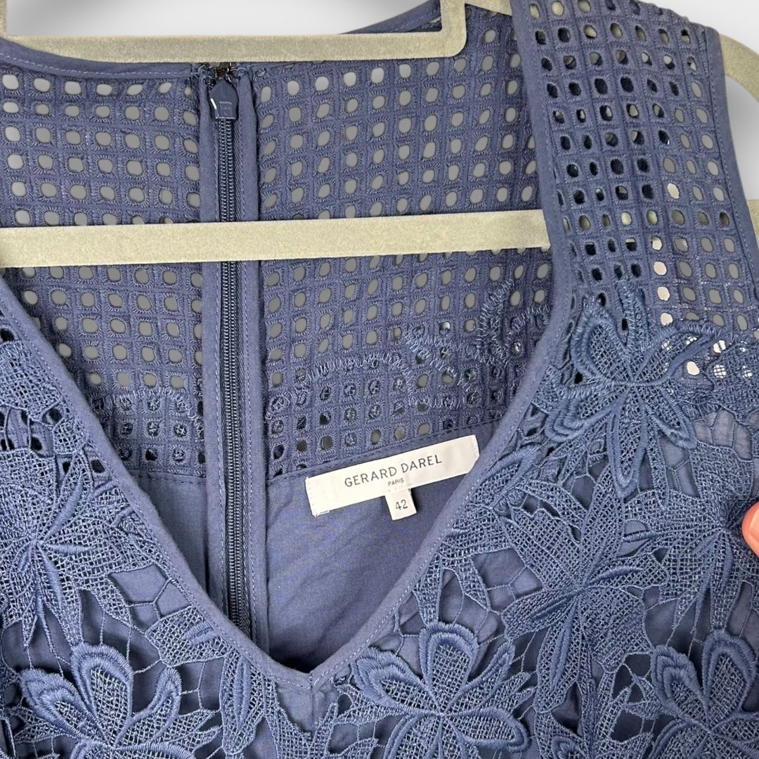 Gerard Darel Floral Lace Dress - 14