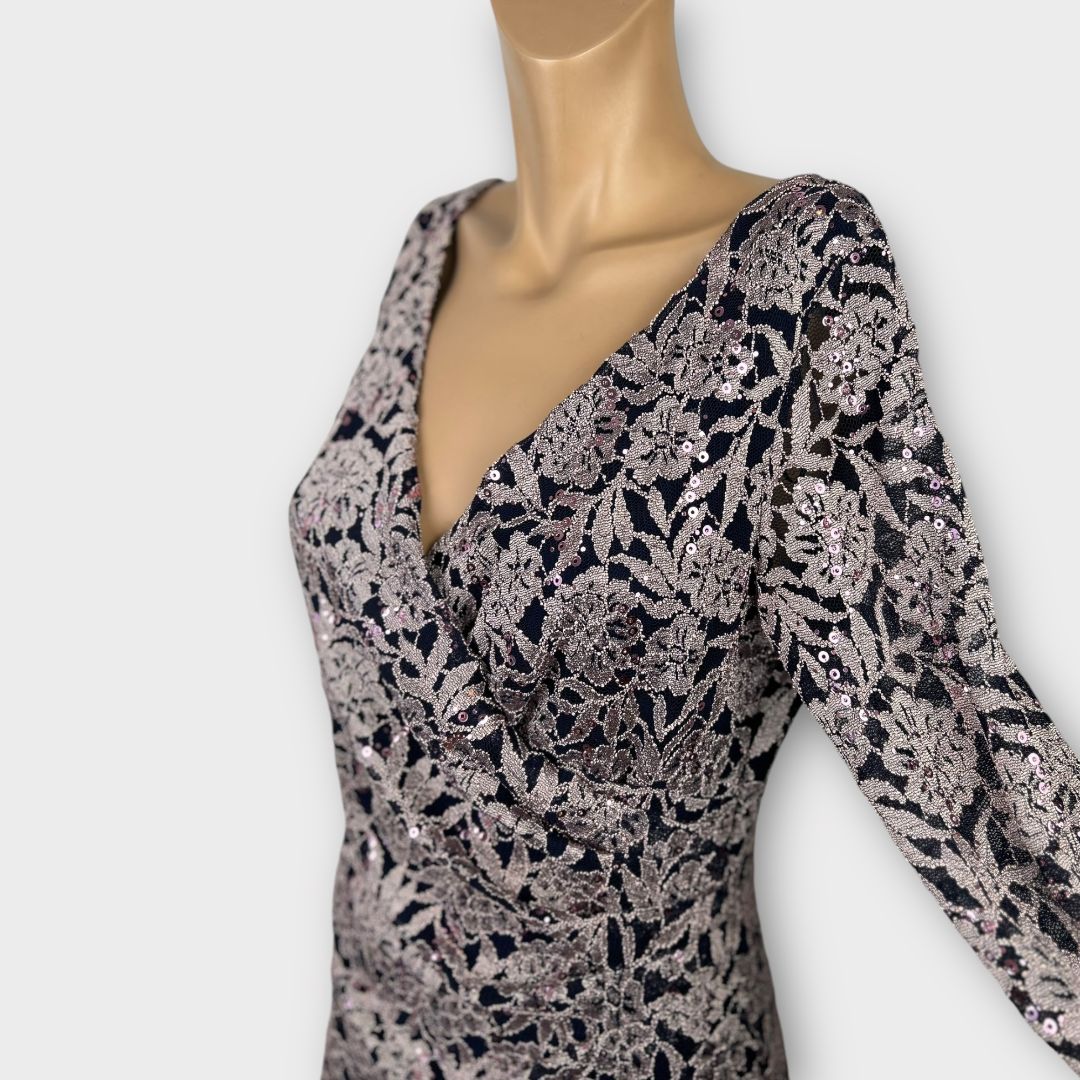 Gina Bacconi Sequin Range Dress - 16