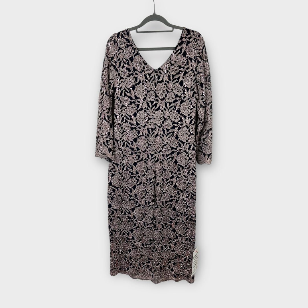 Gina Bacconi Sequin Range Dress - 16