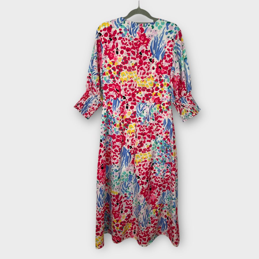 Girl In Mind Floral Midi Dress - 10