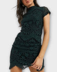 Girl In Mind Lace Mini Dress - 6/8