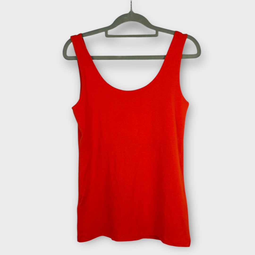 Great Plains London Cotton/Modal Blend Tank Top - 10 (S)