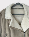 Great Plains London Faux Shearling Biker Jacket - 10 (M)