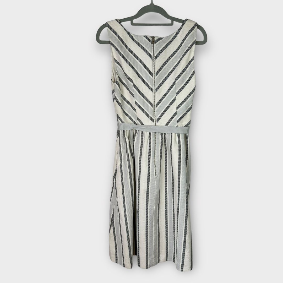 Great Plains London Stripe Cotton Dress - 10