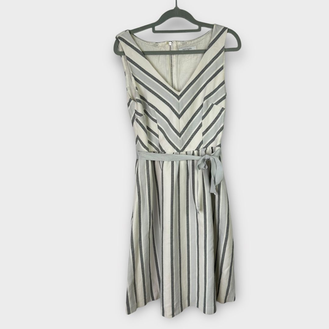 Great Plains London Stripe Cotton Dress - 10