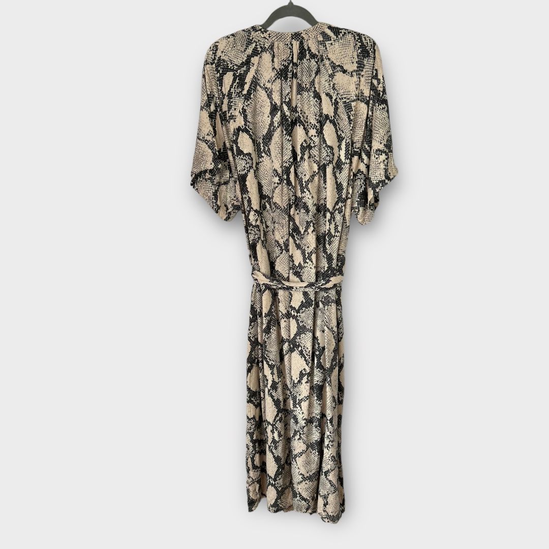 H&amp;M Animal Print Midi Dress - 14