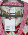Hayley Menzies Boucle Zigzag Tie Front Cardigan - S