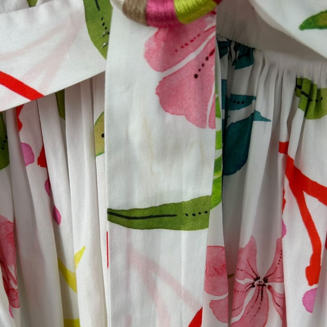 Hayley Menzies Raglan Volume Maxi Cotton Shirt Dress - 8/10 (S)