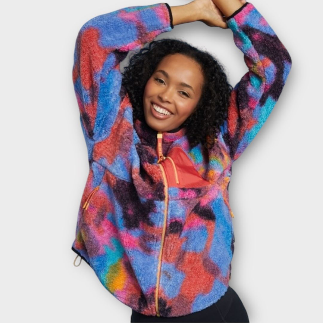 Helen Steele x Dunnes Stores Printed Zip Through Fleece - S