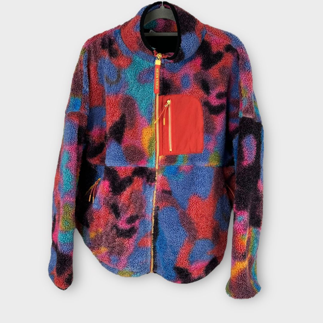 Helen Steele x Dunnes Stores Printed Zip Through Fleece - S