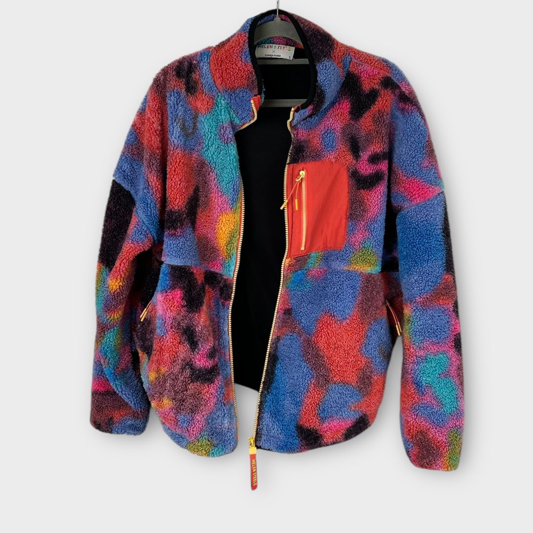 Helen Steele x Dunnes Stores Printed Zip Through Fleece - S