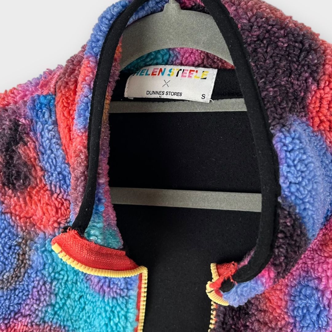 Helen Steele x Dunnes Stores Printed Zip Through Fleece - S