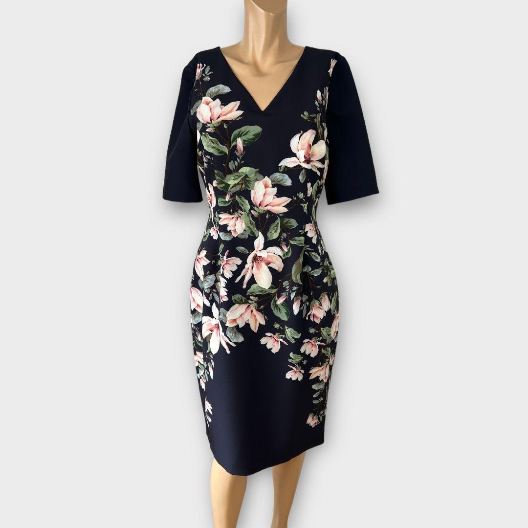 Hobbs Astraea Floral Sheath Dress - 12