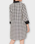 Hobbs Marci Houndstooth Shirt Dress - 12/14