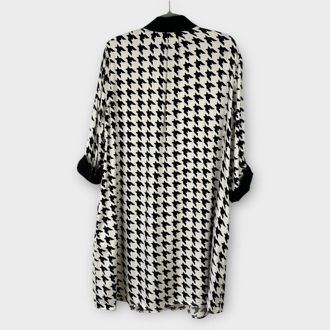 Hobbs Marci Houndstooth Shirt Dress - 12/14