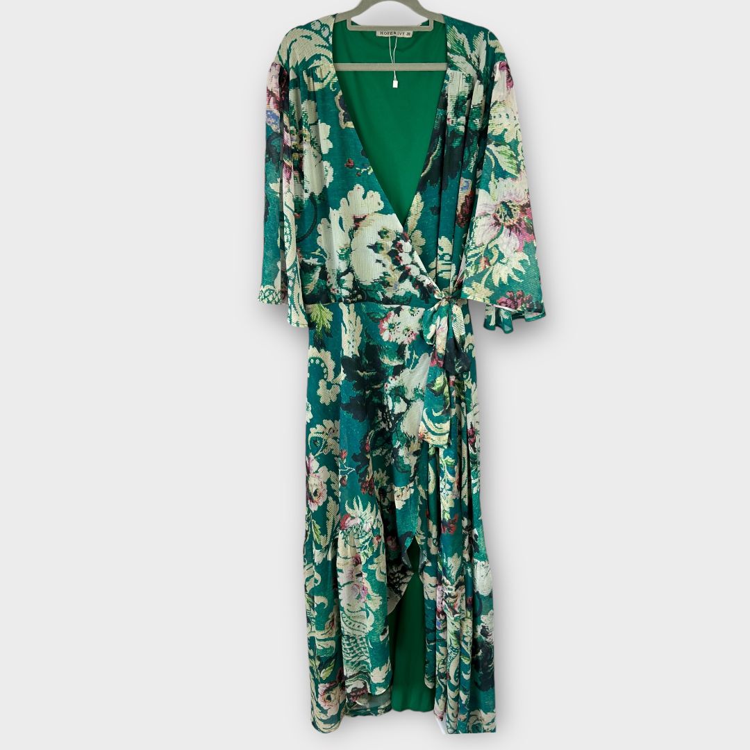 Hope &amp; Ivy Floral Wrap Maxi Dress - 28