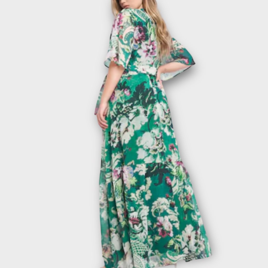 Hope &amp; Ivy Floral Wrap Maxi Dress - 28