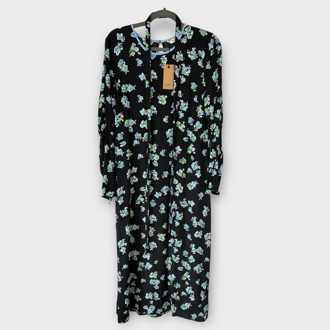 Hush Floral Midi Dress - 10