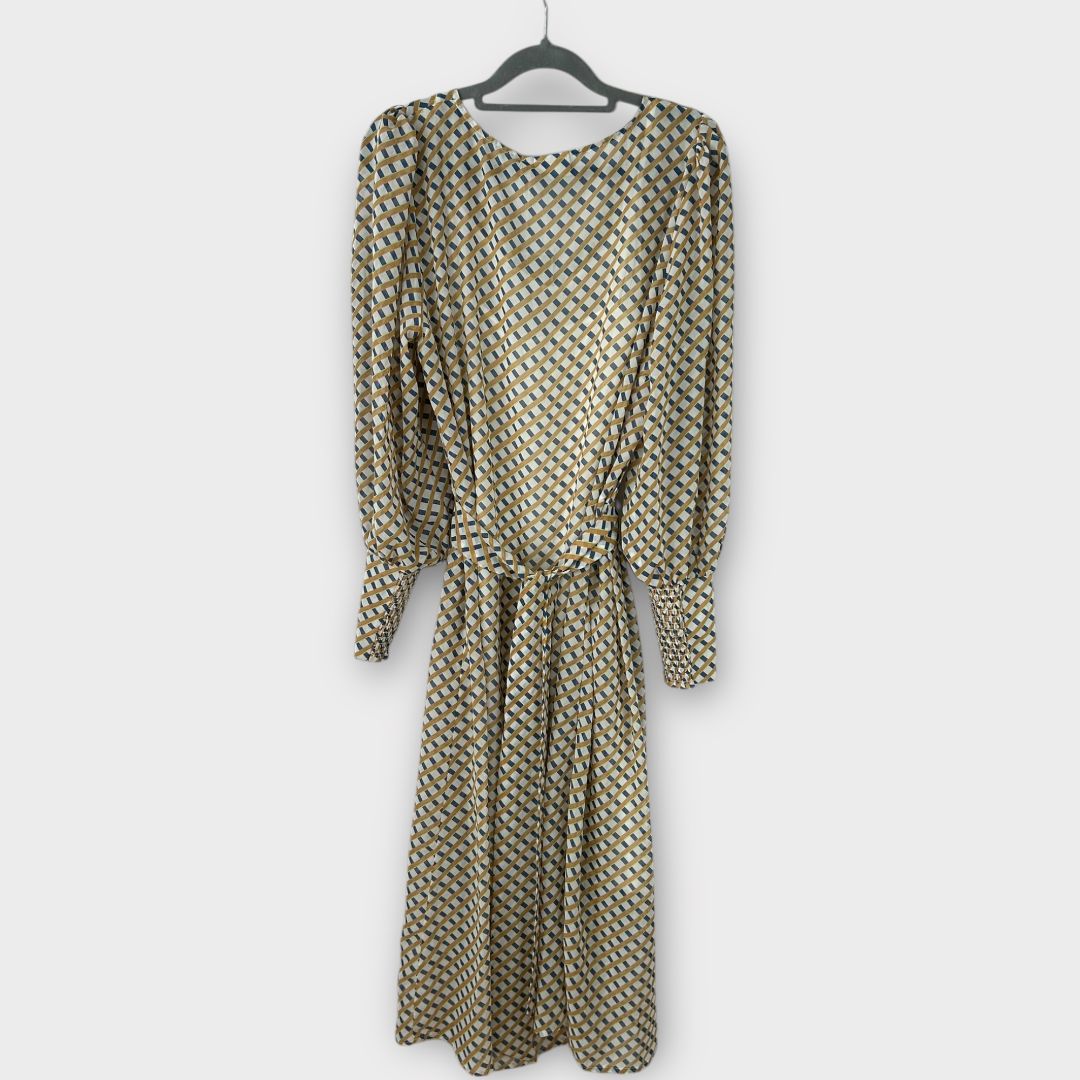 Ichi Geometric Print Zecky Dress - 10/12