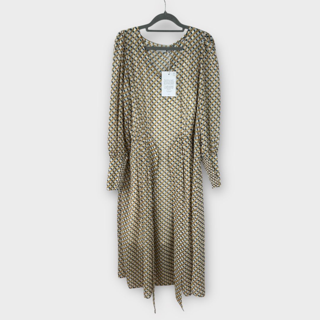 Ichi Geometric Print Zecky Dress - 10/12