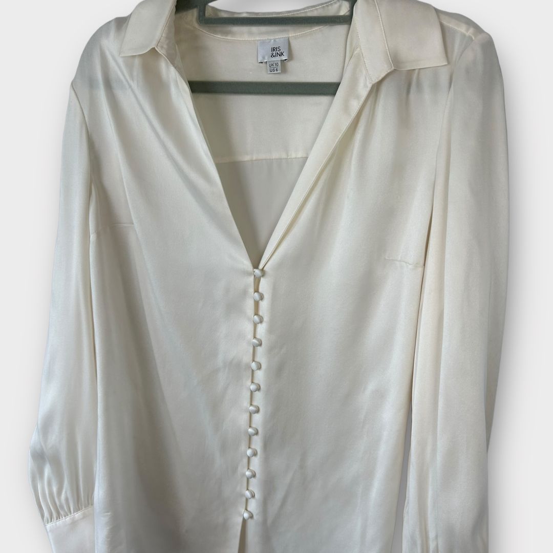 Iris &amp; Ink Silk Blouse - 10