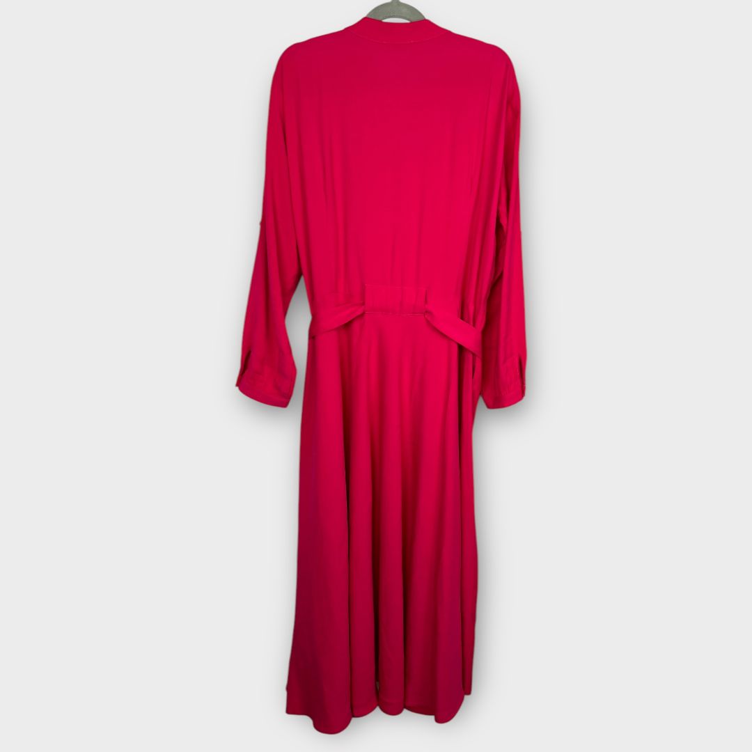 James Lakeland Roll Sleeve Midi Dress - 16/18