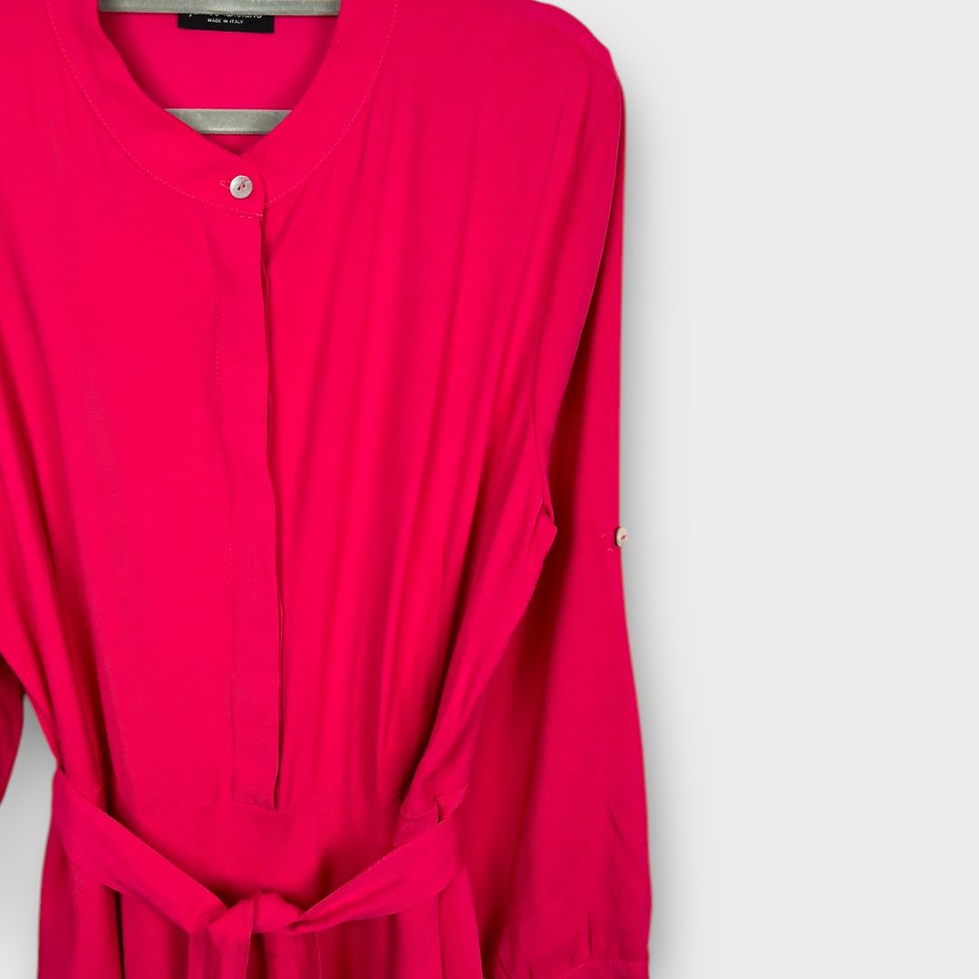 James Lakeland Roll Sleeve Midi Dress - 16/18