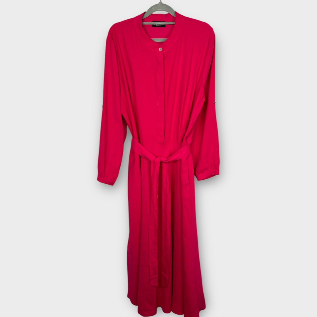 James Lakeland Roll Sleeve Midi Dress - 16/18