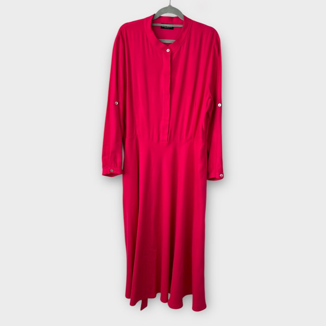 James Lakeland Roll Sleeve Midi Dress - 16/18