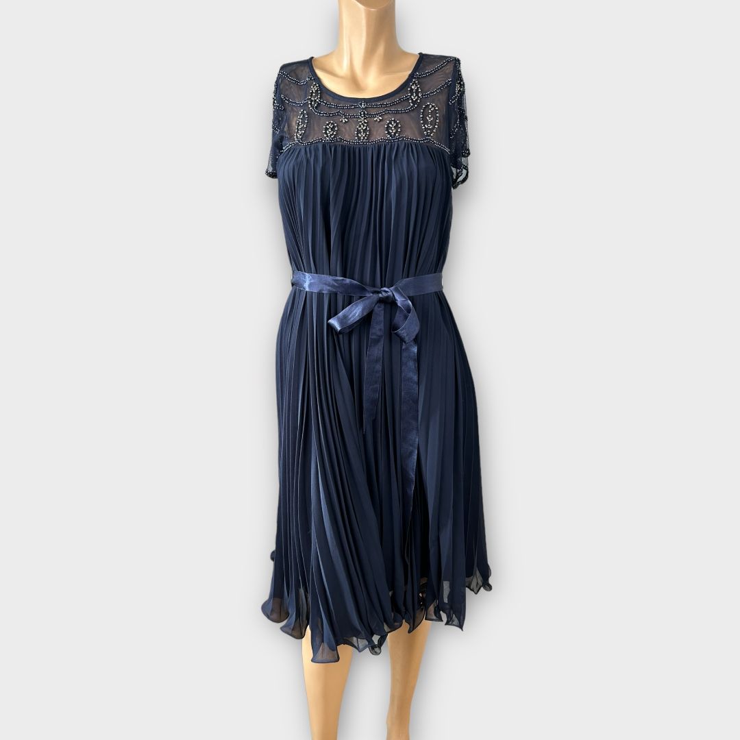 Jenny Packham Pleated Dress - 10