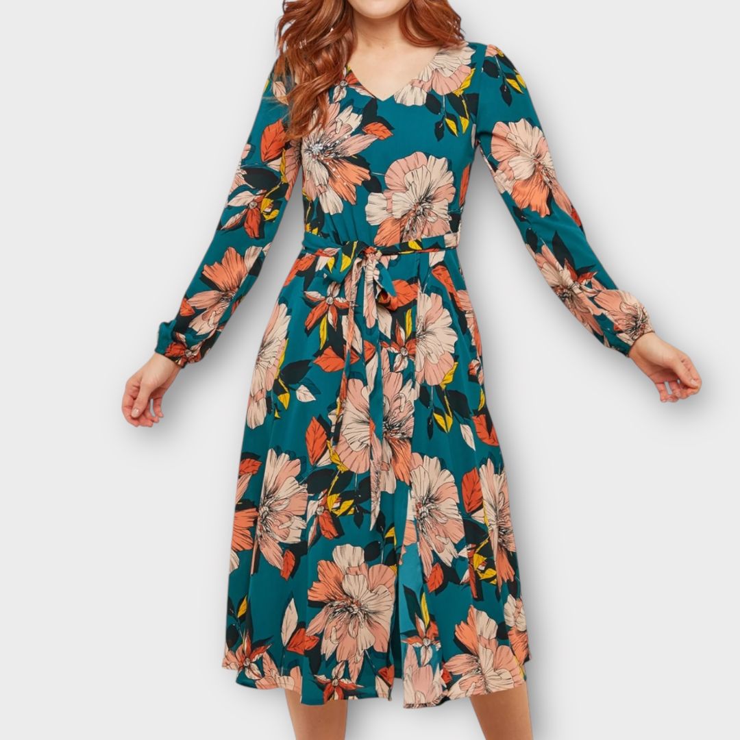 Joe Browns Floral Midi Dress - 12