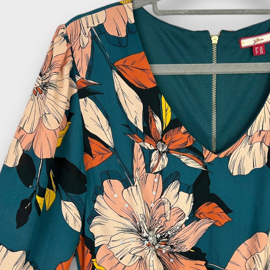 Joe Browns Floral Midi Dress - 12