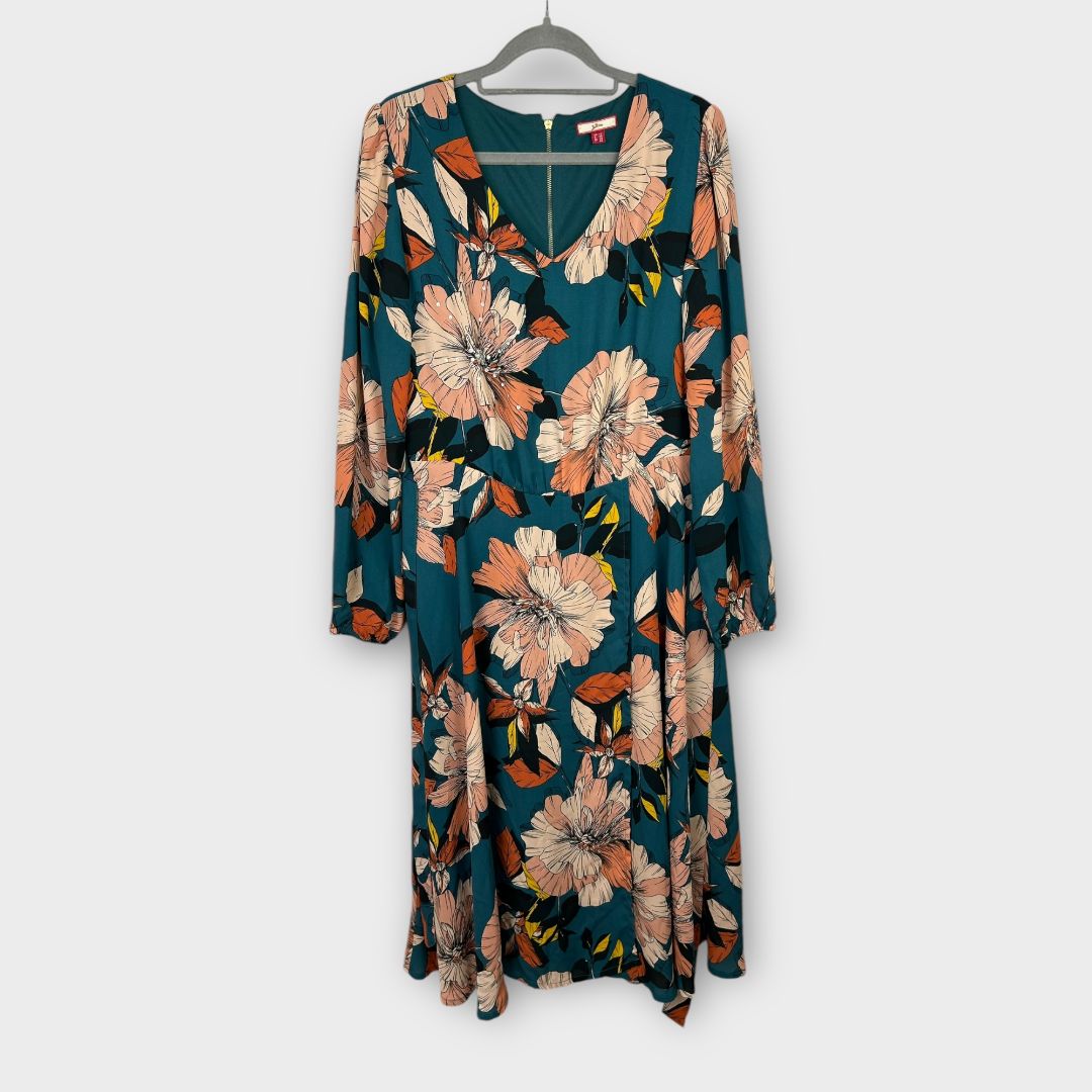 Joe Browns Floral Midi Dress - 12