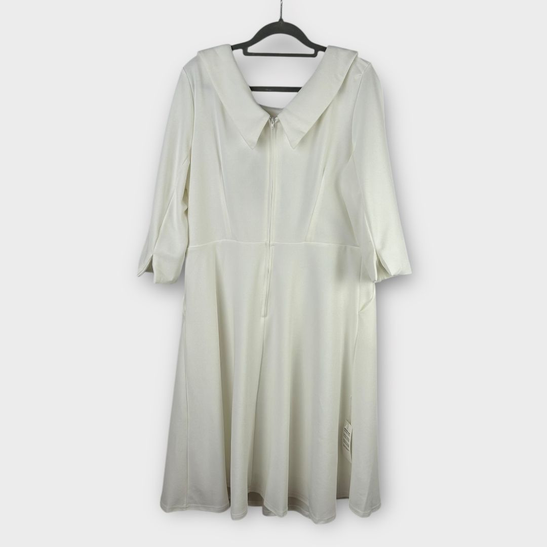 Jolie Moi Sloan 3/4 Sleeve Midi Dress - 18