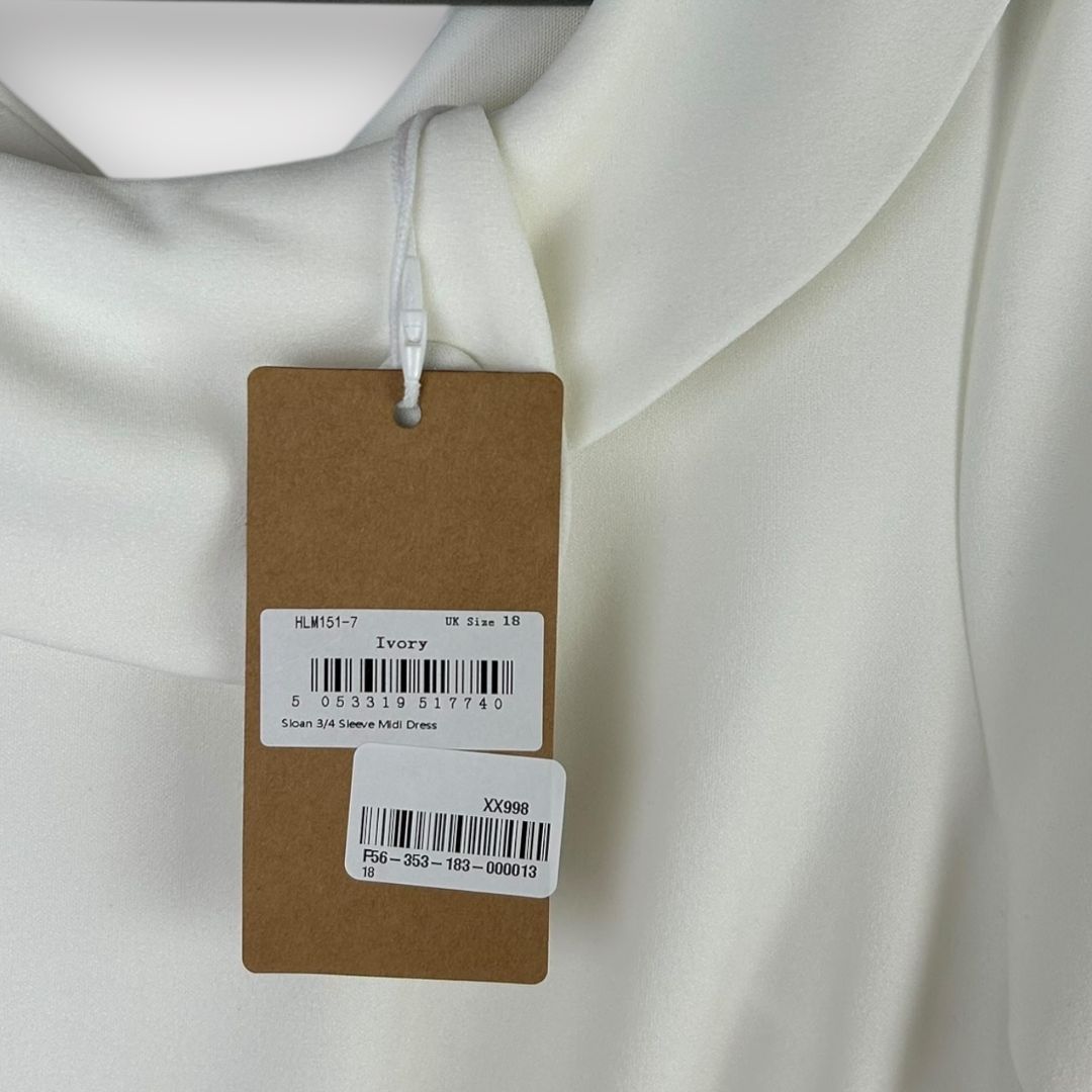 Jolie Moi Sloan 3/4 Sleeve Midi Dress - 18