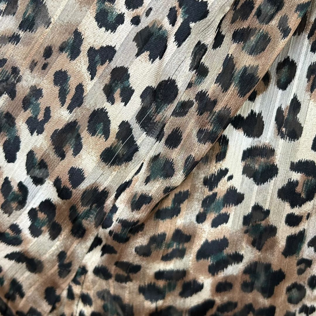 Joseph Ribkoff Animal Print Sheer Shirt Dress - 14