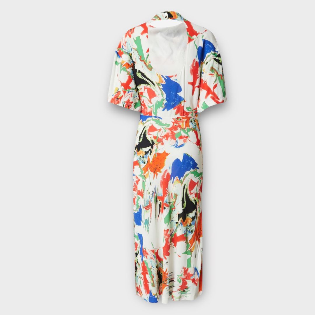 Karen Millen Abstract Bias Cut Midi Dress - 8