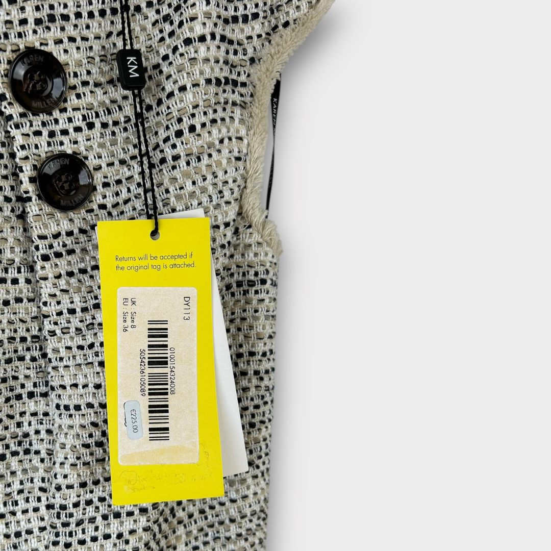 Karen Millen Boucle Tweed Dress - 8