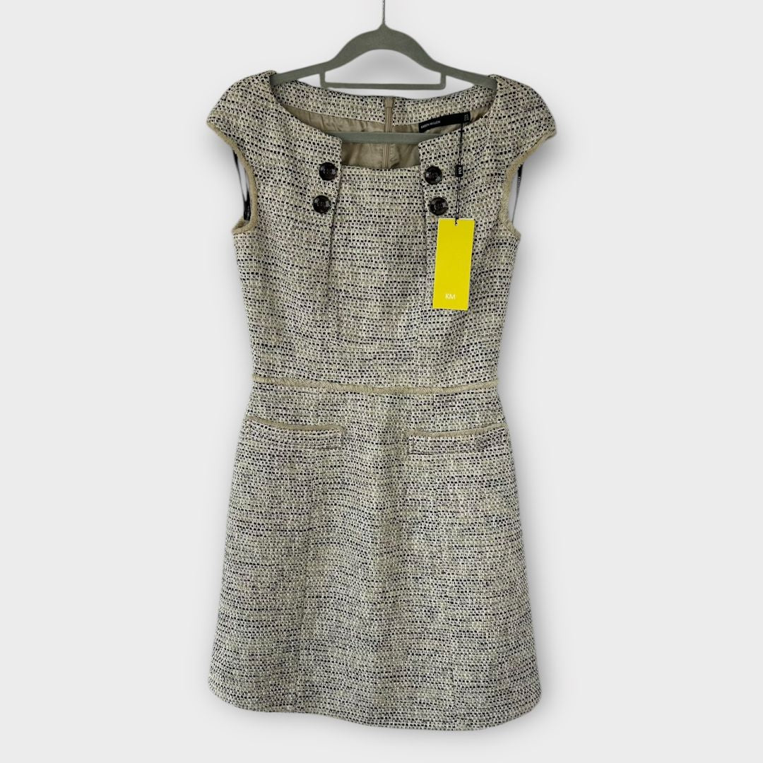 Karen Millen Boucle Tweed Dress - 8