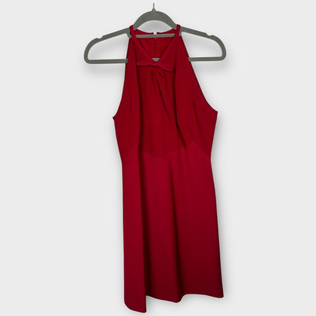 Karen Millen Bow Neck A-line Mini Dress - 10/12