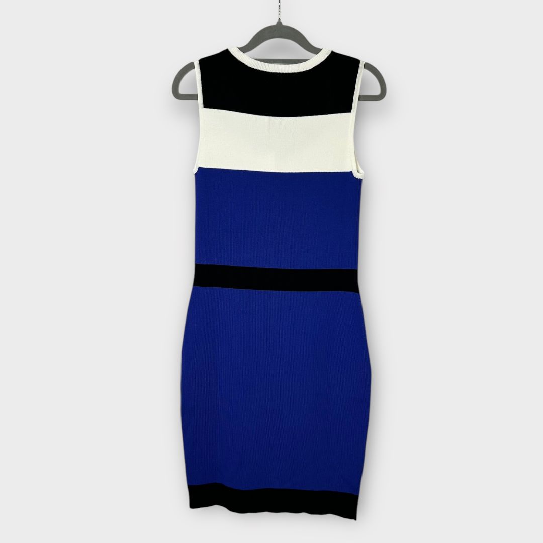 Karen Millen Colourblock Knit Pencil Dress - M
