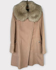 Karen Millen Faux Fur Cotton Coat - 10/12