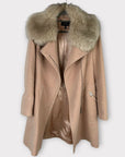 Karen Millen Faux Fur Cotton Coat - 10/12
