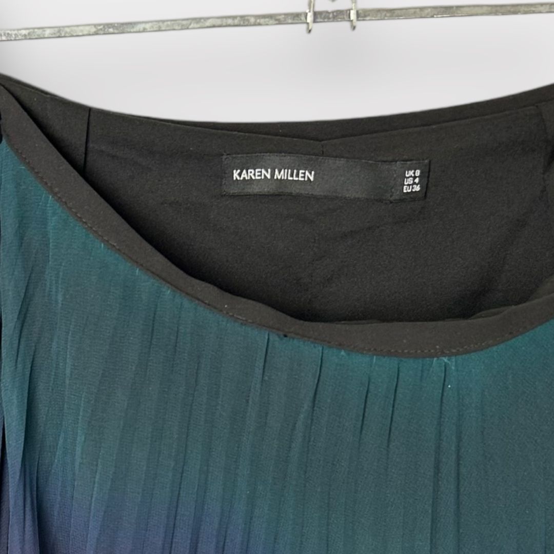 Karen Millen Pleated Maxi Skirt - 8