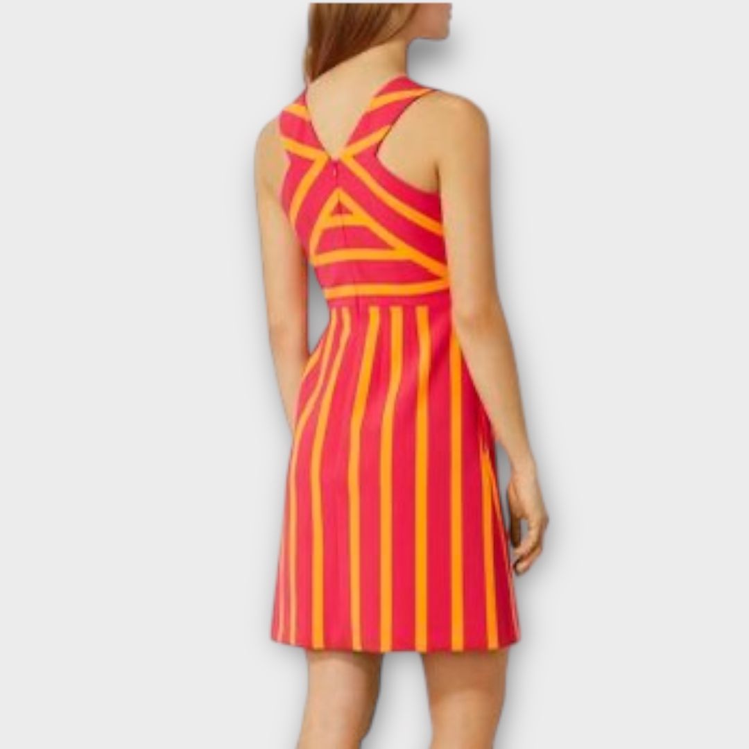 Karen Millen Stripe Dress - 10