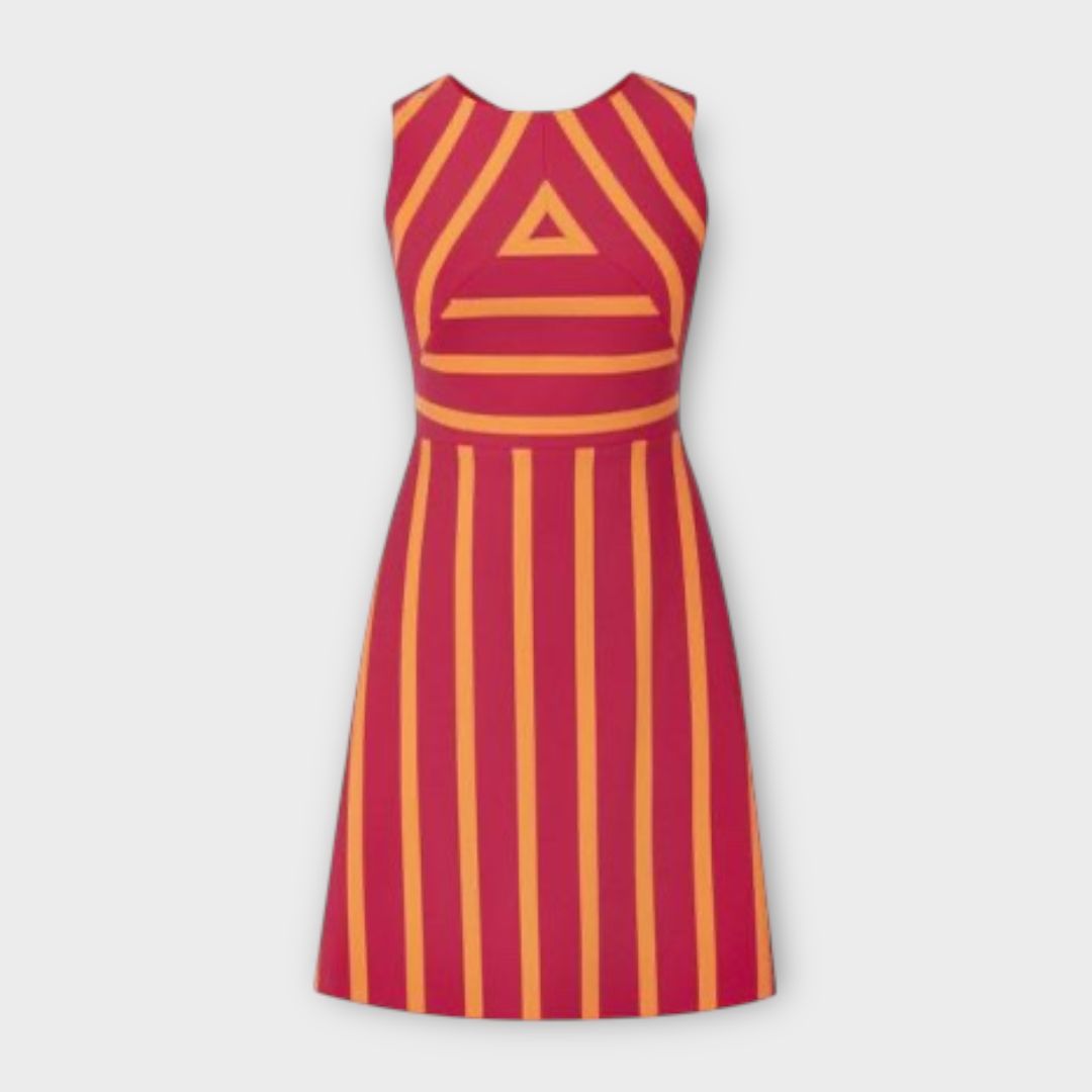 Karen Millen Stripe Dress - 10